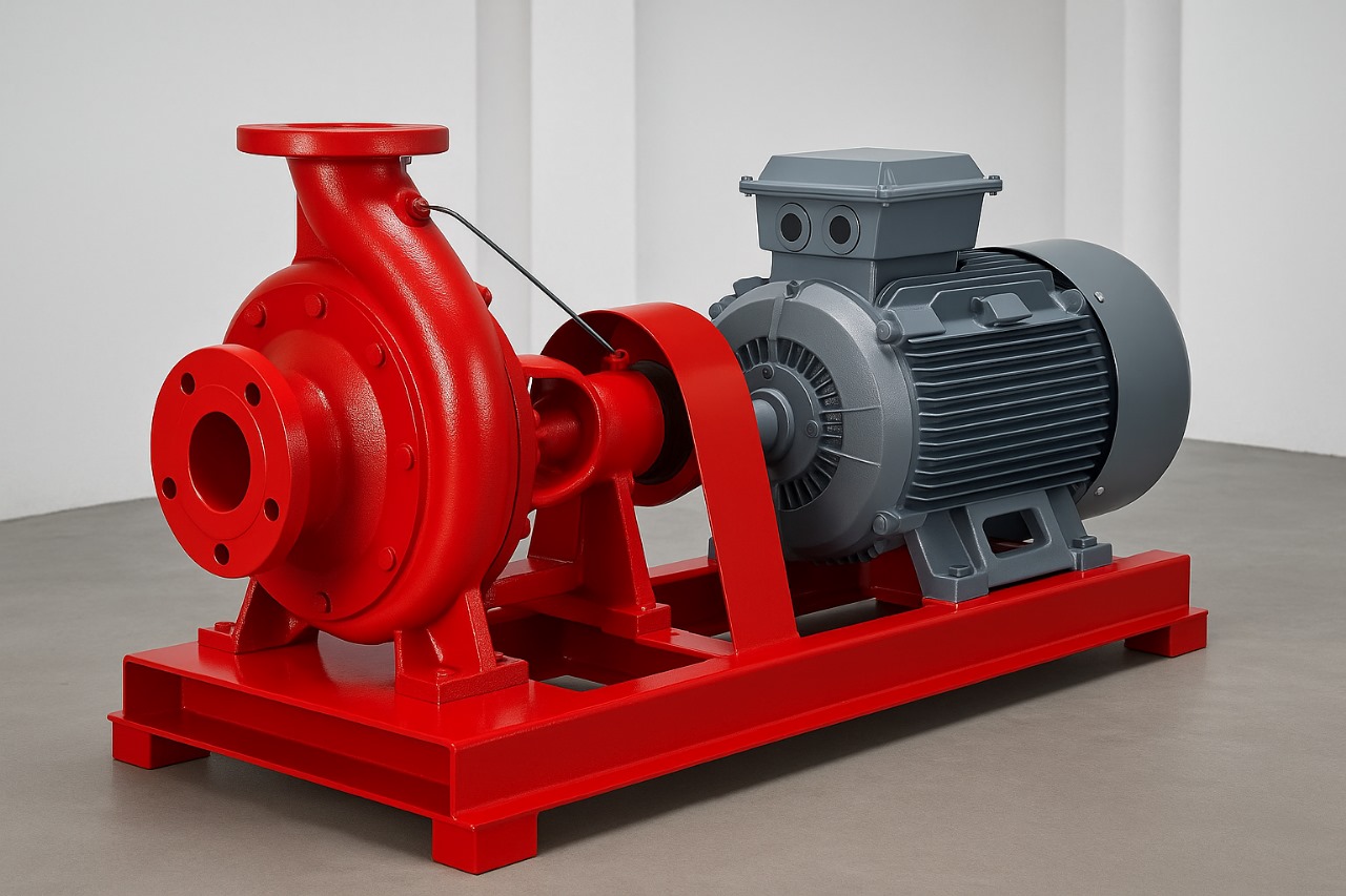 Bomba Centrifuga coplada a Motor Eléctrico